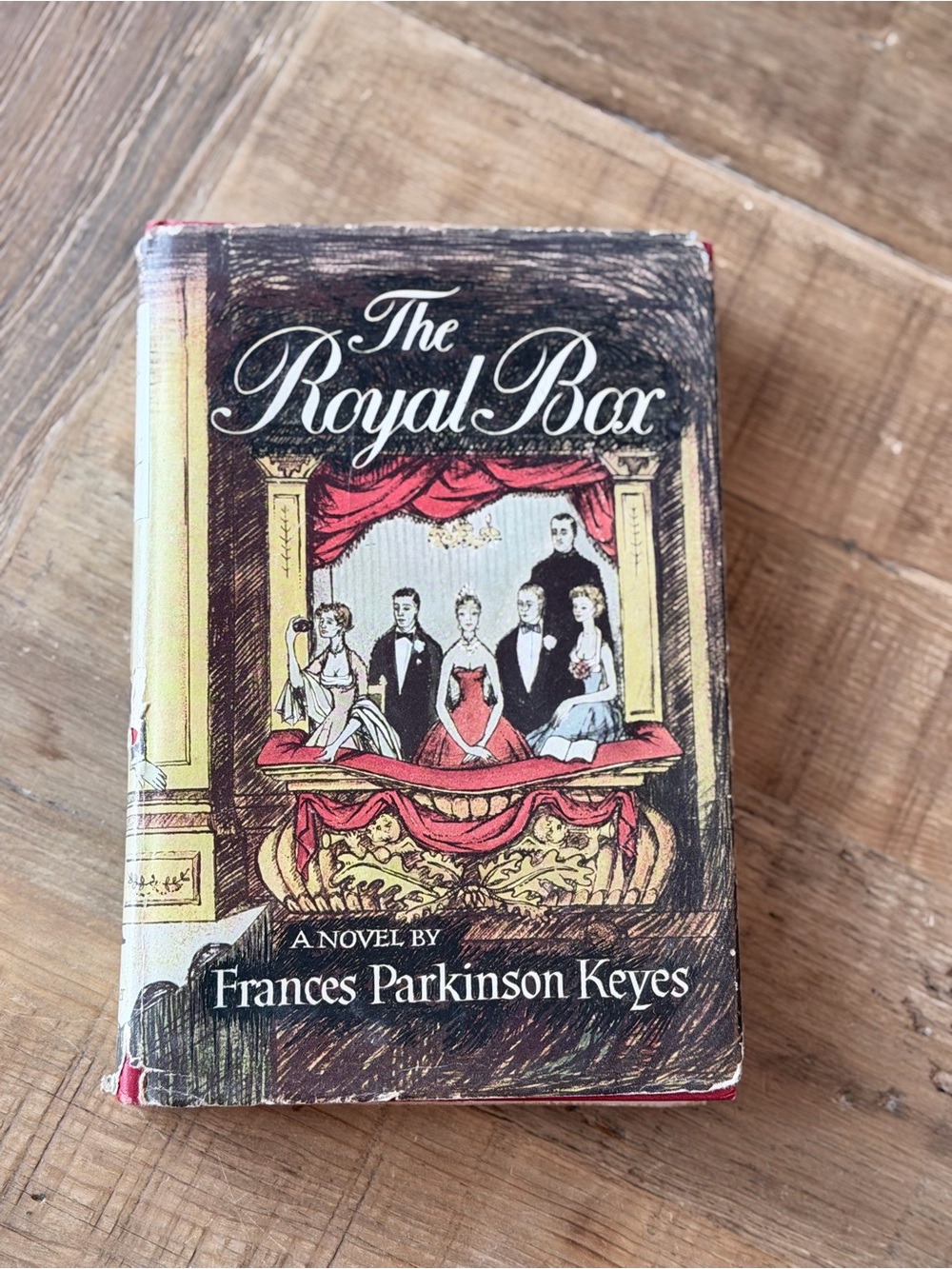 THE ROYAL BOX  By Frances Parkinson Keyes Vintage 1954 Hardcover Dust Jacket